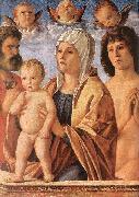 BELLINI, Giovanni Madonna with Child and Sts. Peter and Sebastian fgf painting